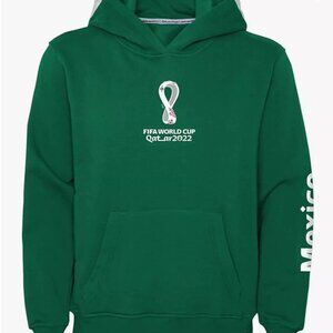 FIFA World Cup Core Fleece Hood, Green, Medium, Mexico
